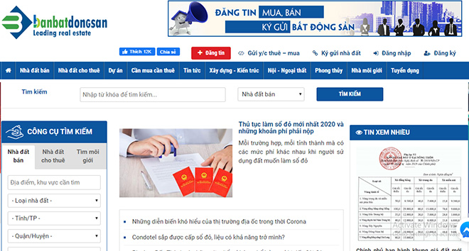 Giao diện website thân thiện, dễ sử dụng