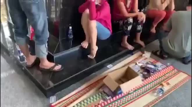 Bao vây khu vực 1 nghĩa trang gia tộc, tóm nhiều giang hồ đang sát phạt