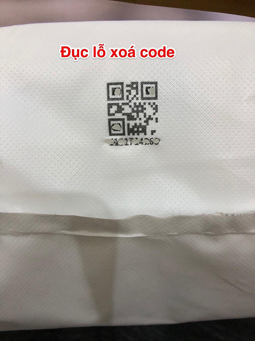 Hàng lậu bị đục mã sản xuất