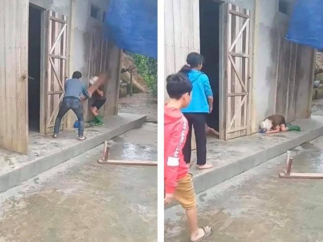 Pháp luật - Con trai cầm ghế đánh mẹ già đổ gục ra thềm nhà