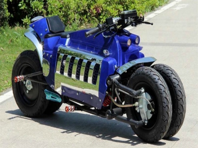 Môtô mạnh nhất thế giới Dodge Tomahawk có bản sao mini 150cc giá rẻ - 2