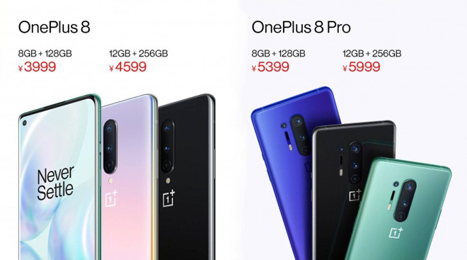 Cặp&nbsp;OnePlus 8 và&nbsp;OnePlus 8 Pro đã bán sạch tại Trung Quốc.
