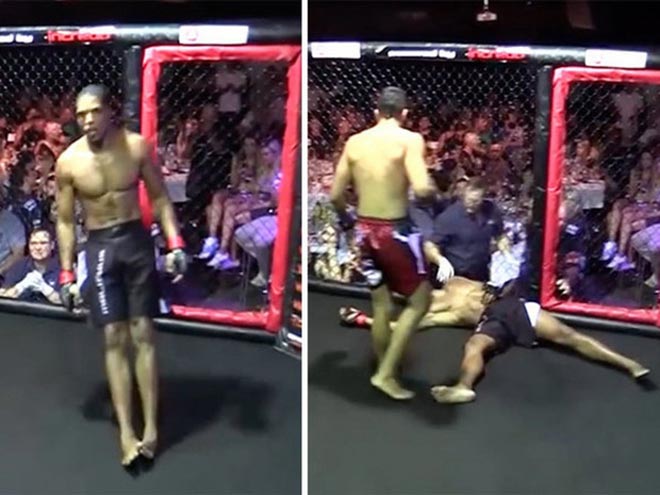 Pha "hẹn giờ ngất" của McDaniel khiến làng MMA rúng động năm 2016