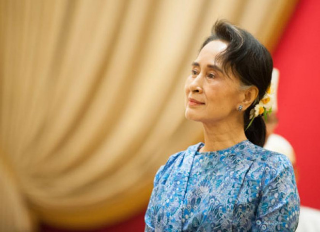 Bà Aung San Suu Kyi - cố vấn nhà nước Myanmar. Ảnh: Aung Khant/The Myanmar Times