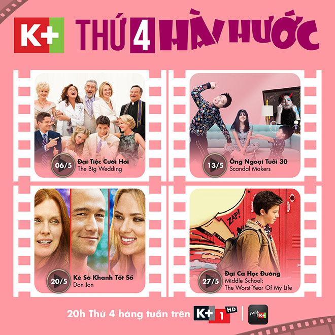 Chùm phim Thứ 4 Hài Hước tháng 5 chọn gương mặt mở màn không xuất sắc hơn với Đại Tiệc Cưới Hỏi