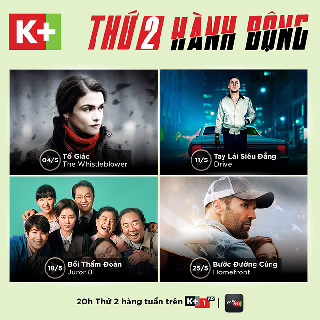 Tố Giác chính là bộ phim khởi động chủ đề Thứ Hai Hành Động tháng 5 trên K+1