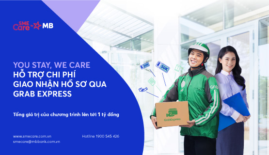 “You stay, we care” – MB hỗ trợ chi phí giao nhận qua dịch vụ GrabExpress - 1