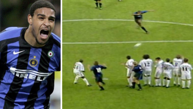 Năm 19 tuổi,&nbsp;"Hoàng đế" Adriano ghi bàn thắng đầu tiên cho&nbsp;Inter Milan&nbsp;vào lưới Real Madrid