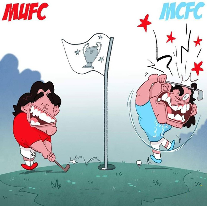 Carlos Tevez đã dành cúp ngoại hạng Anh cùng cả MU và MC.