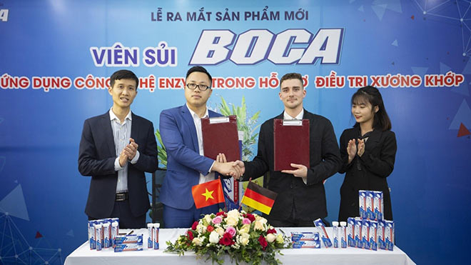 Viên sủi hỗ trợ điều trị xương khớp Boca được chuyển giao từ công nghệ Enzyme siêu hoạt hóa từ Đức