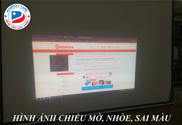 6 lỗi thường gặp khi sử dụng máy chiếu, nguyên nhân và cách khắc phục - 2