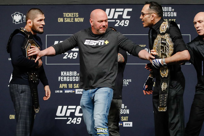 Dana White cũng ngại sắp xếp cho Khabib đấu Ferguson