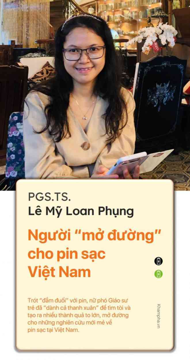 PGS.TS Lê Mỹ Loan Phụng: Người 'mở đường' cho pin sạc Việt Nam - 2