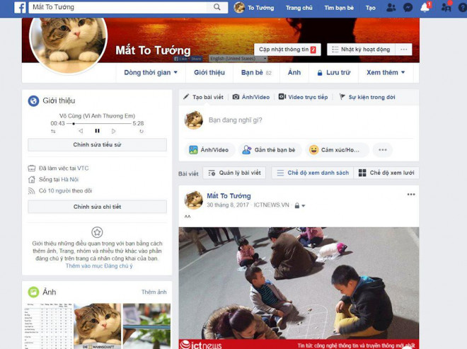 Hướng dẫn tạo tiểu sử Facebook bằng trình phát nhạc bài hát - 4