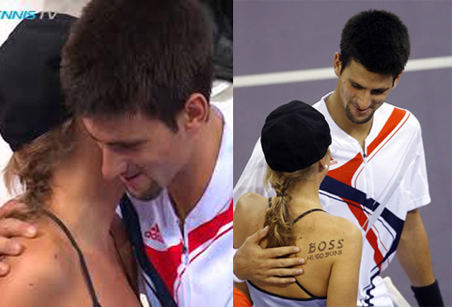 Nhiều người hâm mộ tennis bình luận vui, đó là pha xử lý "quái chiêu" của Djokovic