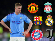 Bóng đá - De Bruyne dọa rời Man City: Châu Âu sục sôi, ngỡ ngàng MU - Liverpool