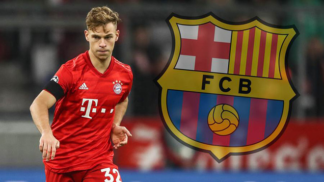 Barca dự tính chi đậm hơn 1.000 tỷ đồng để mua hậu vệ tuyển thủ Đức Joshua Kimmich (Bayern Munich)