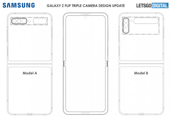 Galaxy Z Flip 2 sẽ đột phá thiết kế với cụm 3 camera sau - 2