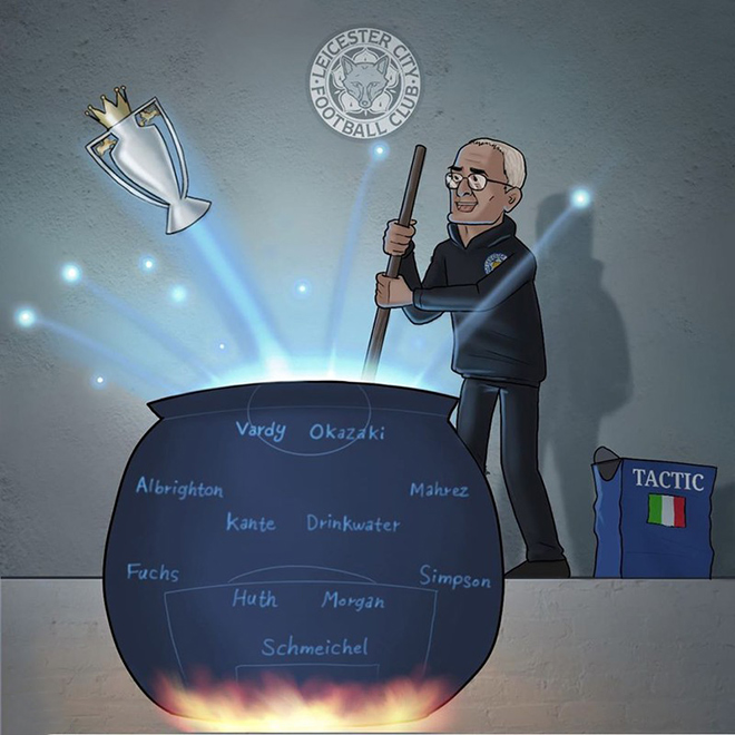 "Gã thợ hàn" cùng đội hình Leicester có chiến tích lịch sử.