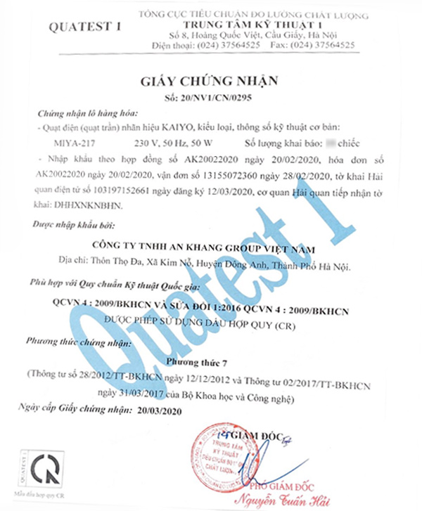 Phát hiện bất ngờ về thương hiệu quạt trần Kaiyo - ảnh 3