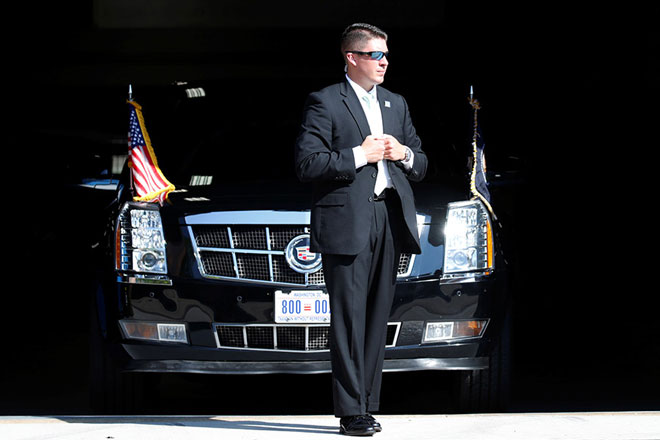 Tổng thống Mỹ luôn được bảo vệ không chỉ một mà nhiều lớp cận vệ khác nhau