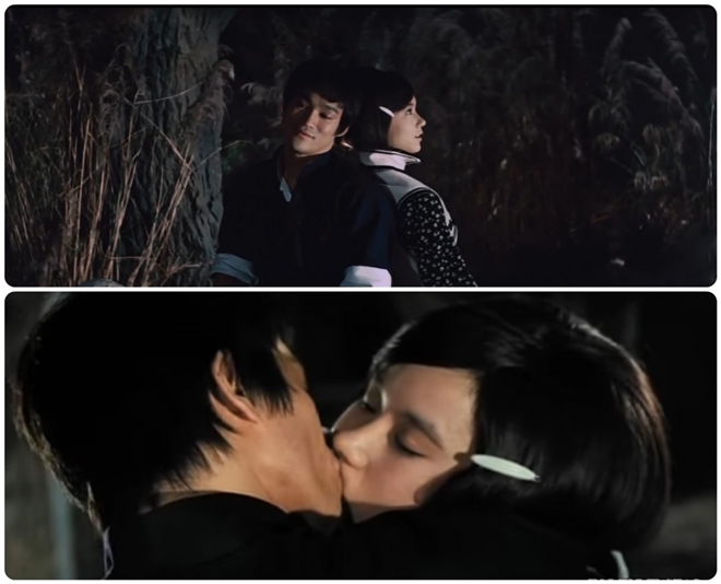 Nụ hôn duy nhất của Lý Tiểu Long trên màn ảnh là với Miêu Khả Tú