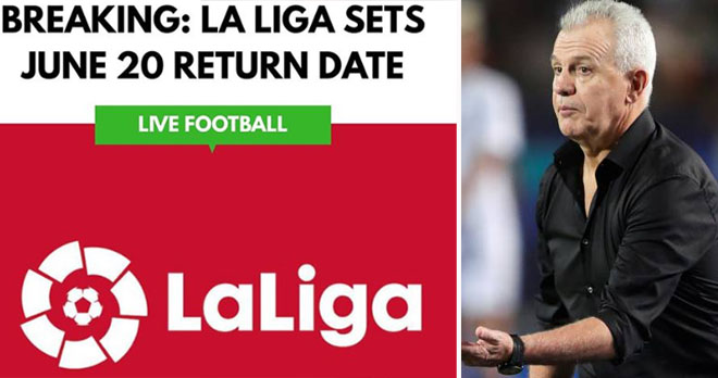 HLV&nbsp;Javier Aguirre vô tình tiết lộ thời điểm trở lại của La Liga