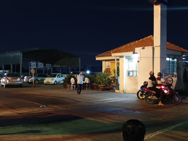 Hiện trường nơi phát hiện thi thể nam bảo vệ