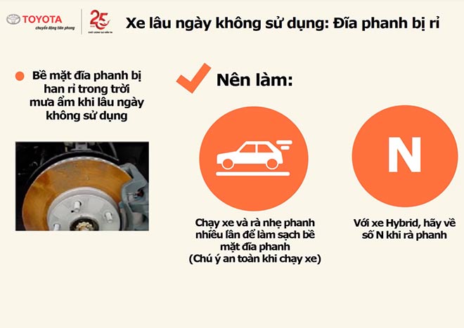 Một số hướng dẫn chăm sóc xe khi không sử dụng lâu ngày
