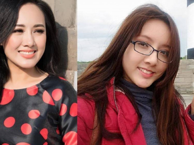 Bạn trẻ - Cuộc sống - Cận cảnh dung nhan em gái giống chị như đúc của BTV Hoài Anh