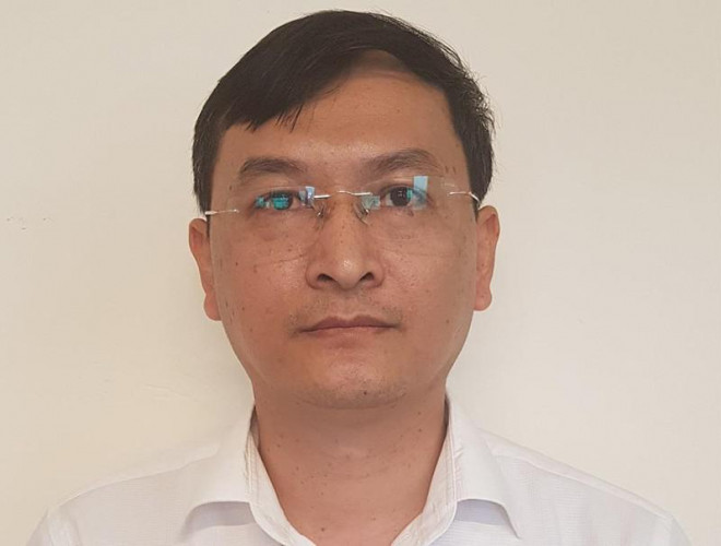 Bị can Lê Quang Hào, Phó Tổng giám đốc Tổng Công ty đầu tư phát triển đường cao tốc Việt Nam. Ảnh: BCA