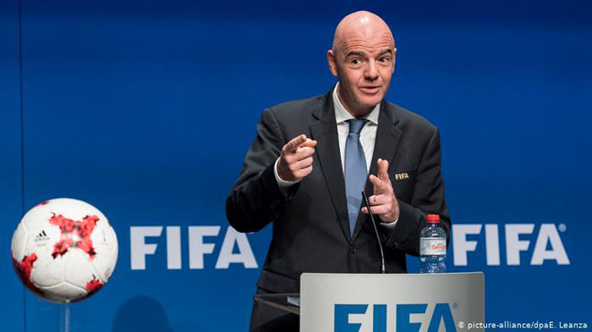 Nhiều quan chức&nbsp;FIFA, bao gồm cả chủ tịch&nbsp;Gianni Infantino có thể ngồi tù nếu thua kiện