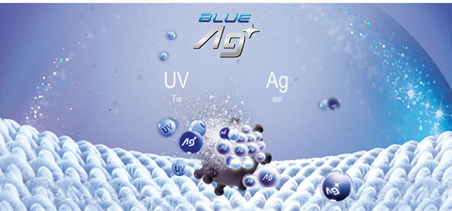 Bộ đôi tia UV và ion Ag sẽ mang lại hiệu quả diệt khuẩn tới 99,99% cho quần áo của người dùng