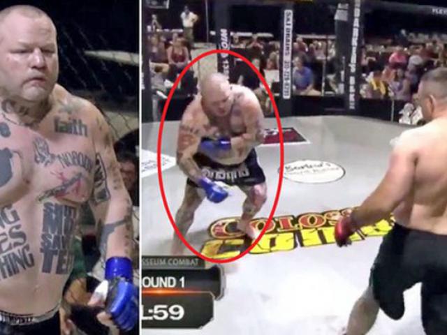 Thể thao - "Quái vật khóa chân" xăm trổ kín người thua ở trận đấu kỳ lạ nhất MMA