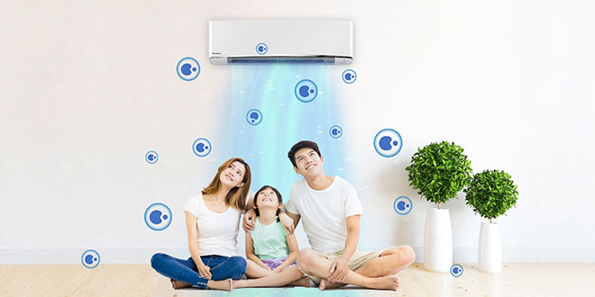Máy lạnh cao cấp Inverter Panasonic Aero Sesies mang lại không gian thoải mái với nhiệt độ phòng hợp lý