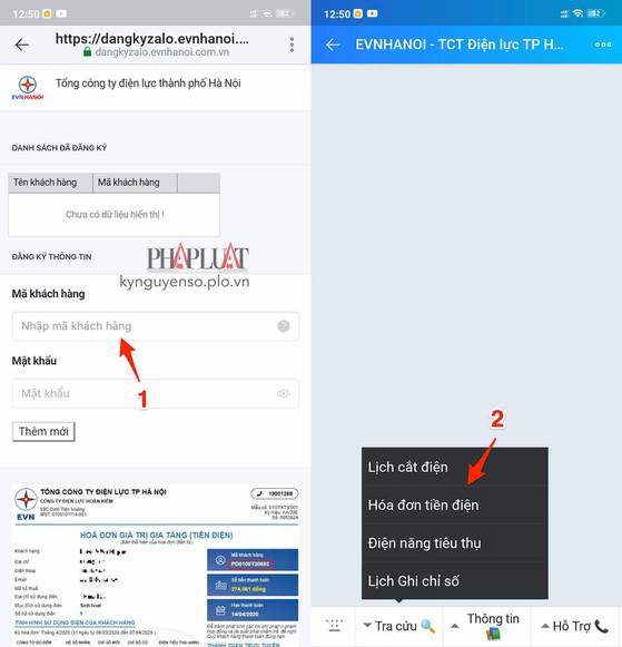 Cách tra cứu tiền điện trên toàn quốc bằng Zalo - 5
