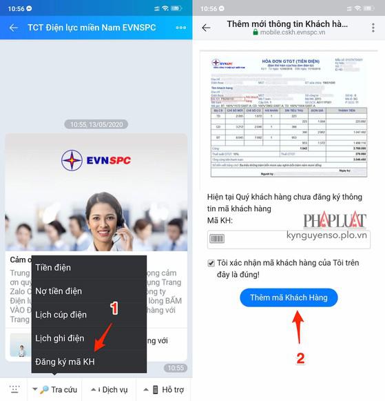 Cách tra cứu tiền điện trên toàn quốc bằng Zalo - 3