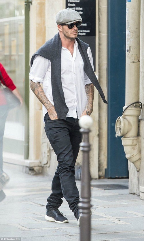 Tóc David Beckham rụng lả tả như lá thu, mắc chứng hói đầu đặc trưng ở Anh - 6