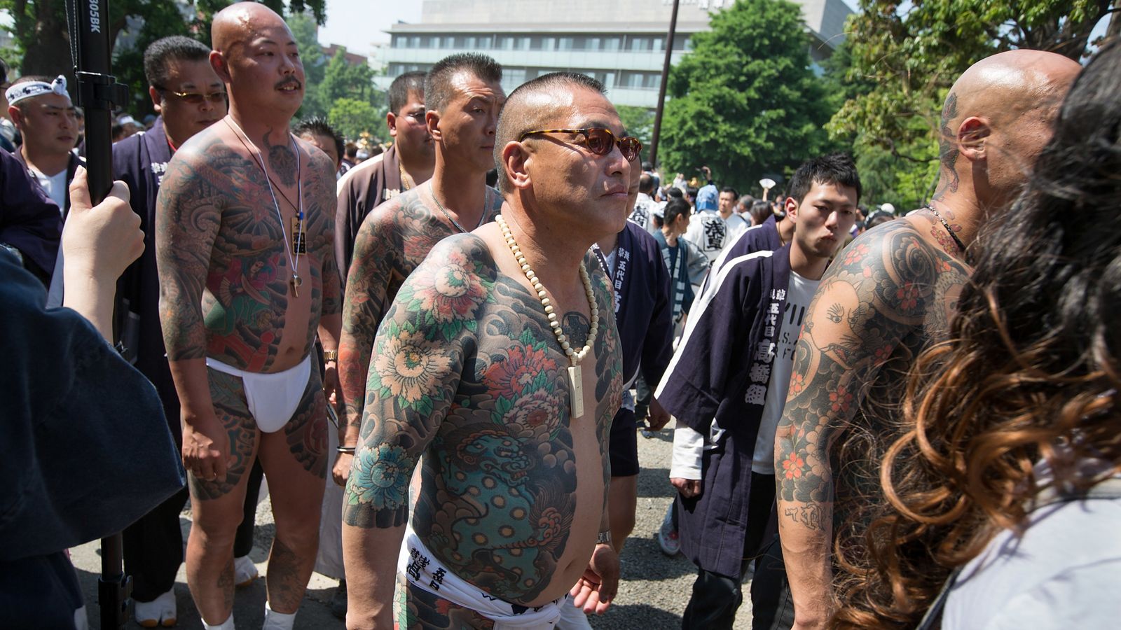 Thành viên băng đảng Yakuza có cách kiếm tiền khác so với trước. Ảnh minh họa: Sky News