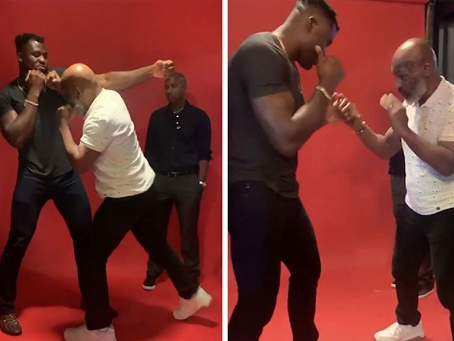 Francis Ngannou &amp; Mike Tyson
