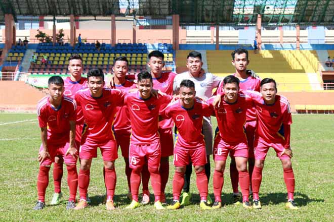 Đội U21 Đồng Tháp dự vòng loại U21 Quốc gia 2019. Ảnh: Dương Thu