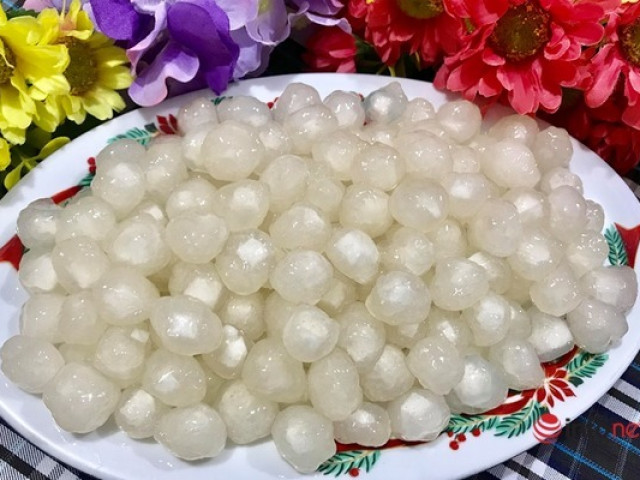 Ẩm thực - Làm trân châu nhân dừa trắng trong, dẻo dai thật đơn giản