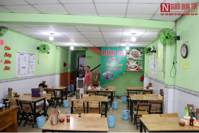 Một quán ăn tại quận Bình Thạnh.