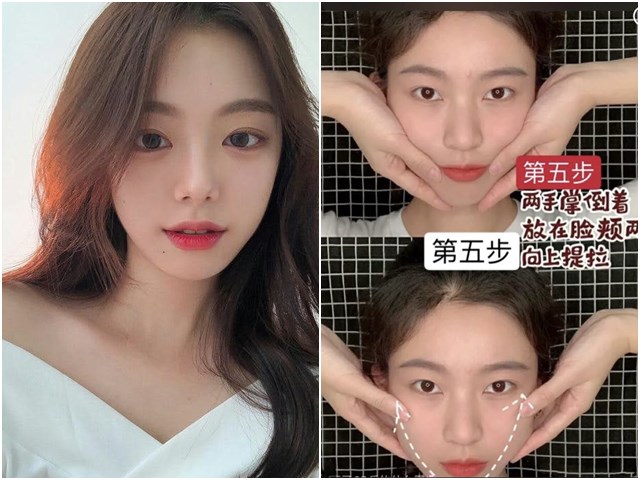 Làm đẹp - Bài tập đơn giản giúp giảm nọng cằm, mặt thon gọn hiệu quả