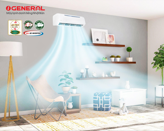 Điều hòa General mang lại sức khỏe tốt nhất cho gia đình trong mùa nắng nóng