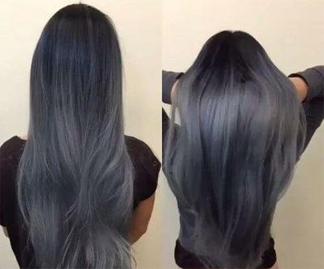 Công thức nhuộm tóc màu xanh đen từ A - Z chỉ với 3 bước