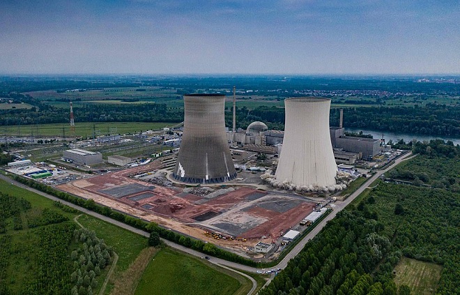 Đức mới đây đã phá dỡ nhà máy điện hạt nhân.