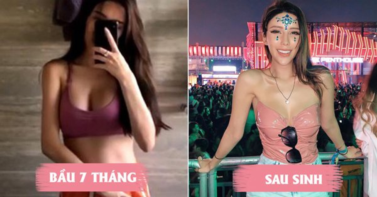 Bạn trẻ - Cuộc sống - Nữ DJ từng gây choáng khi khoe bụng bầu 7 tháng nhỏ xíu, sau sinh càng nóng bỏng