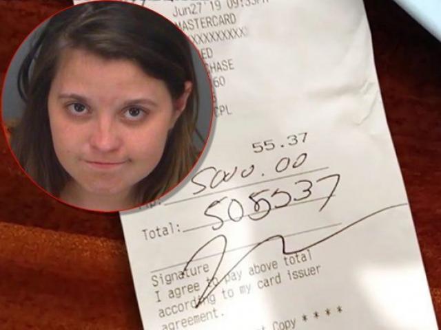 Bạn trẻ - Cuộc sống - Cãi nhau, cô gái lấy thẻ tín dụng của bạn trai "bo" số tiền lớn cho nhân viên phục vụ