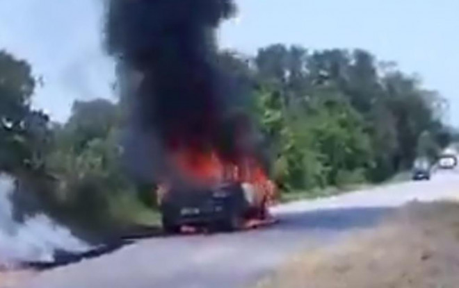 Hiện trường vụ cháy (Ảnh Đ. L)